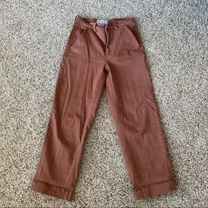 Everlane straight leg cropped pants